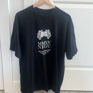 Darc Sport Death Blossom Oversized Tee in Black